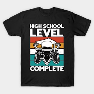 High School Level Complete - Gaming T-Shirt